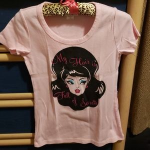 Vixen by Micheline Pitt pink top